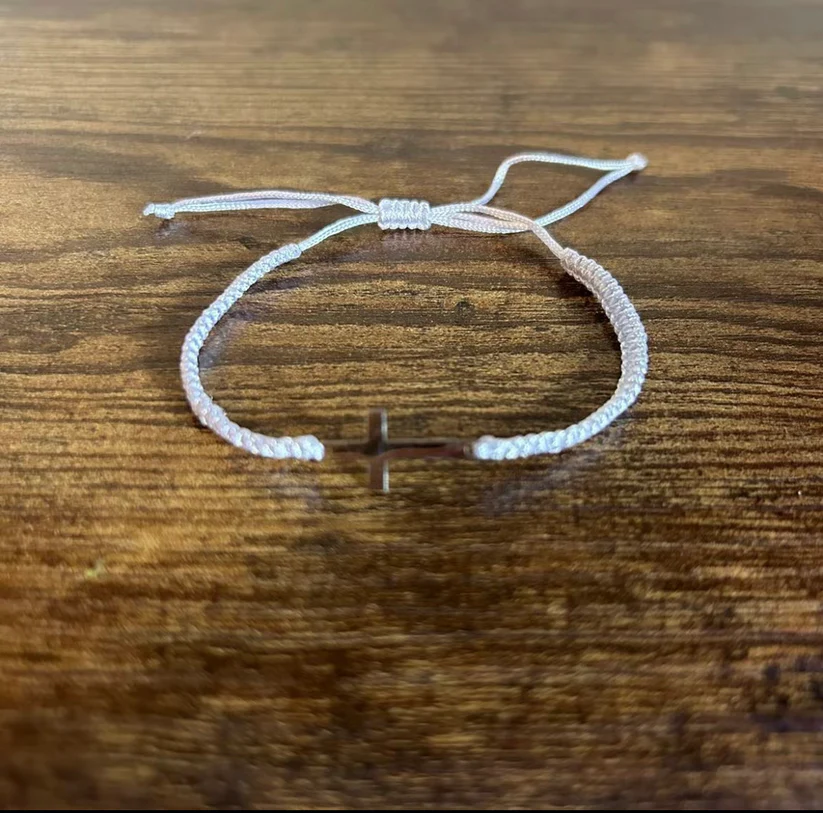 HP™ Braided Cross Charm Bracelet